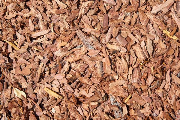 Pine Mulch Spreading in Seneca