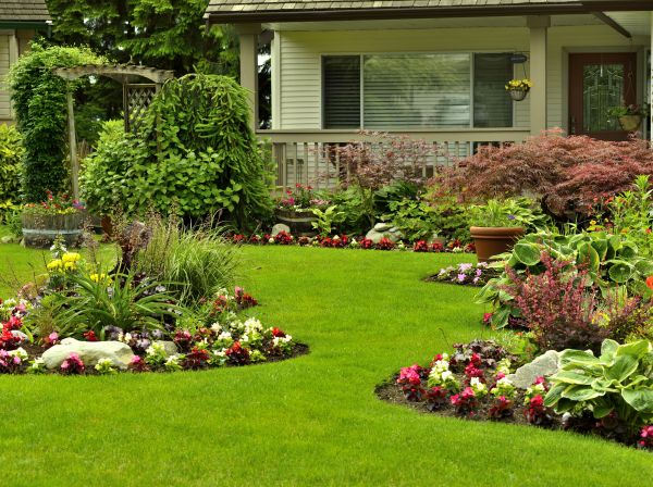 Flower Garden Planting in Seneca