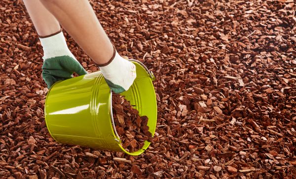 Wood Chip Landscaping in Seneca