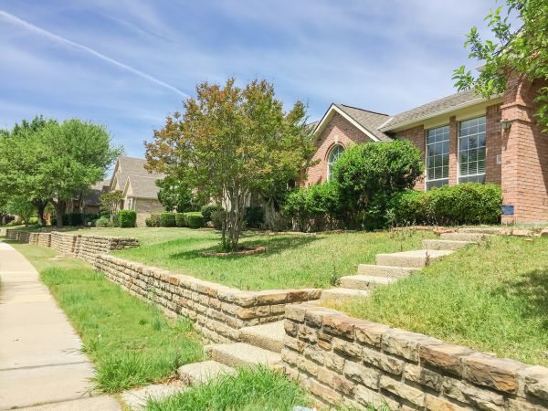 Sloped Yard Landscaping in Seneca